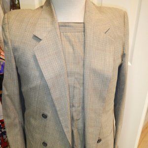 Tan/brown plaid 2 piece suit by Nordstrom